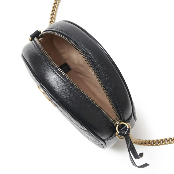 Gucci GG Shoulder Bag Black Marmont - Picture 3 of 4